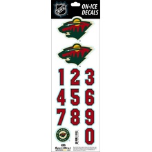 Sportstape ALL IN ONE HELMET DECALS - MINNESOTA WILD