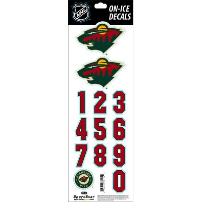 Sportstape ALL IN ONE HELMET DECALS - MINNESOTA WILD