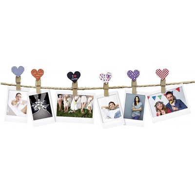 Fujifilm Instax Desing Clips 10 ks srdíčka