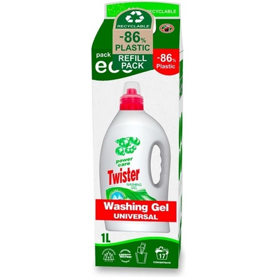 Twister prací gel Univerzální 17 PD 1 l