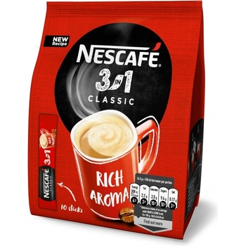 NESCAFÉ Nescafé 3in1 Classic сашета 10 х 16, 5 гр