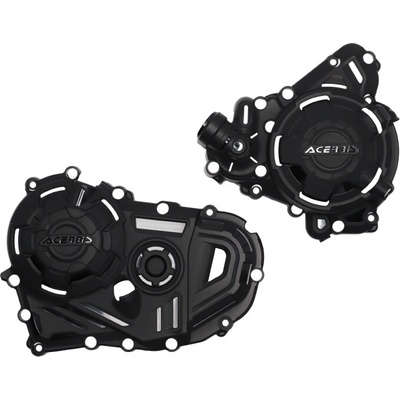 ACERBIS kryty motoru (kryt víka/ krytu spojky i alternátoru) X-POWER HONDA XL 750 TRANSALP 23-25, CB 750 HORNET 25 barva černá