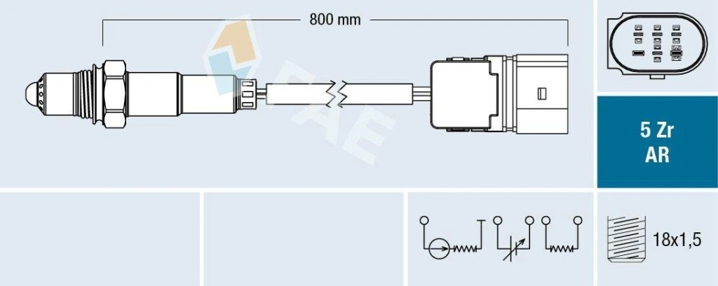 Lambda sonda FAE 75357