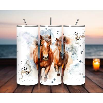 Glowshop Termo kelímek Koně 590 ml