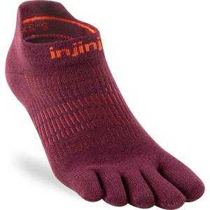 Injinji Дамски чорапи за бягане Injinji Women's Run Lightweight No-Show Running socks - Mahogany - размер 40, 5-44, 5 (EU) (201-7566-1512)