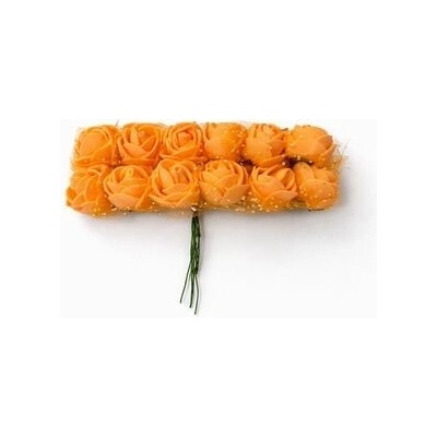 Pěnové růžičky oranžové Orange
