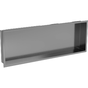 Mexen X-Wall-R вградена полица с яка 90 x 30 см, матирано сиво - 19E0903010 (19E0903010)