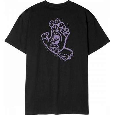 Santa Cruz tričko Stamped Screaming Hand T-Shirt Black