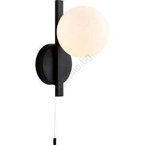 Endon Lighting 94081 - Стенно осветително тяло за баня SPA 1xG9/3W/230V IP44 черно (EN0262)