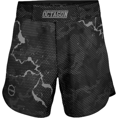 MMA trenky Octagon Marble Camo šedé