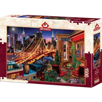 Art Puzzle Пъзел Art Puzzle от 1500 части - Тераса в Бруклин, Дейвид М (5376)
