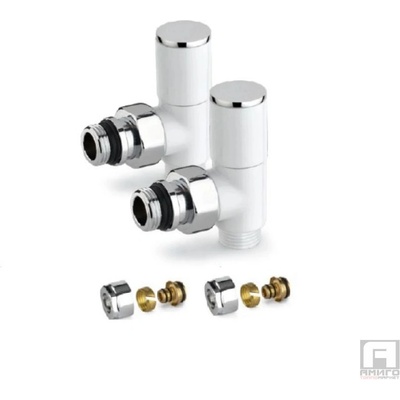 Комплект дизайнерски вентили за радиатори / лири apm (200kb-n-c015m)