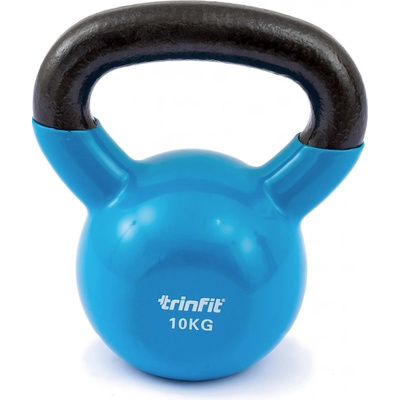 TRINFIT Kettlebell kov / vinyl 10 kg