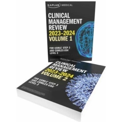 Clinical Management Complete 2-Book Subject Review 2023-2024 - Kaplan Medical