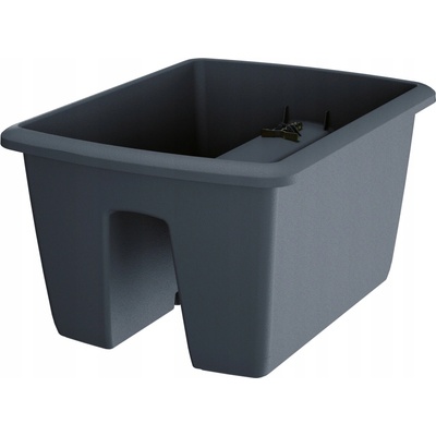 Prosperplast Kvetináč plast čierny 40 x 30 x 20,9 cm