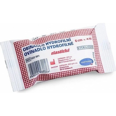 Hartmann Obväz hydrofilný elastický sterilný 6 cm x 4 m