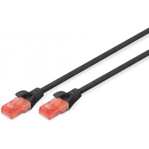 ASSMANN DK-1617-030/BL Cat. 6 U/UTP LSZH 3 м черен кабел за свързване