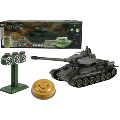 RC T34 tank vs terč 1:24