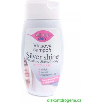 Bione Cosmetics Silver Shine šampon 260 ml