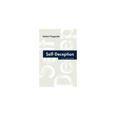 Self-Deception Fingarette HerbertPaperback