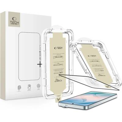 Tech-Protect QUICK SET AR+ антирефлексно закалено стъкло за Galaxy S26 черно (5906302390847)