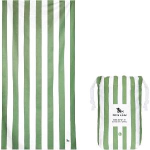 Dock & Bay Плажна кърпа бързосъхнеща 90 x 160 см, маслинен (TOWLB-CAB-LG-KHAKI-R)