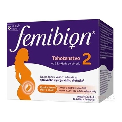 Femibion 2 Těhotenství 56 tablet + 56 tablet