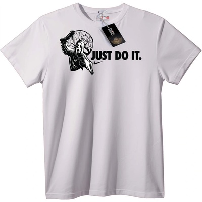 NOONEBRAND Тениска Призрачен писък - M, White