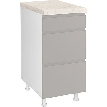 Image 1 of Matis Кухненски шкаф долен Aura D40 3F B бежов