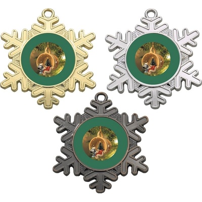 VIZINGR Vánoční ozdoba medaile D47-L443