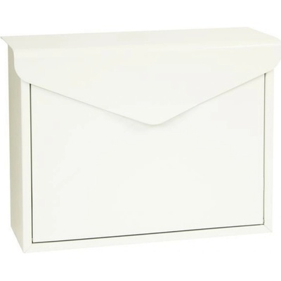 Richter Poštová schránka BK.57.BM so zvýšenou odolnosťou pČervenái dažďu biela oceľ