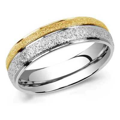 SILVEGO Snubní prsten FLERS z chirurgické oceli RRC0365