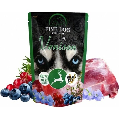 Fine Dog XXL se zvěřinou 500 g