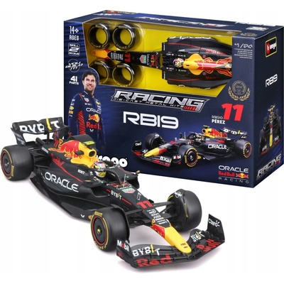 BBURAGO AA BOLID F1 Červená Bull RB19 Sergio Perez MODEL DO ZŁOŻENIA 18-28508 1:24