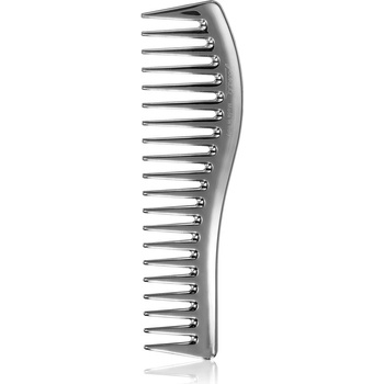 Janeke Chromium Line Wavy Comb for Gel Application гребен за коса за нанасяне на гелообразни продукти 18, 5 x 5 cm