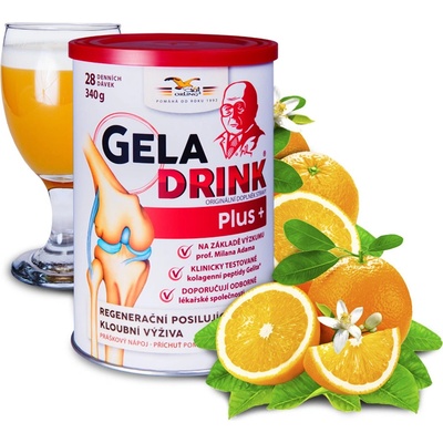 Orling Geladrink Plus pomeranč 340 g
