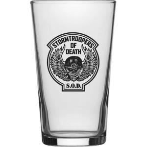 RAZAMATAZ стъклена чаша stormtroopers of death - winged emblem - razamataz - bg125
