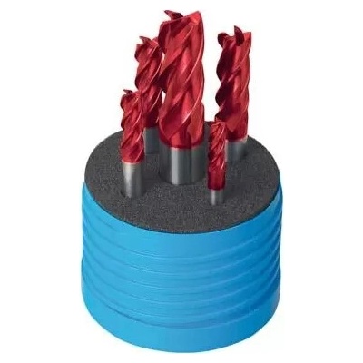 Sada Ratio fréz, dlouhých tvrdokov FIRE 5 ks. Z4 stopka HB 6-16mm GÜHRING