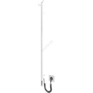 Mario Radiators Радиатор за баня RAY 25W/230V 110x30 см IP44 неръждаема стомана/бял (MR0048)