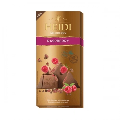 HEIDI Шоколад млечен с малини Heidi Milkberry 80гр