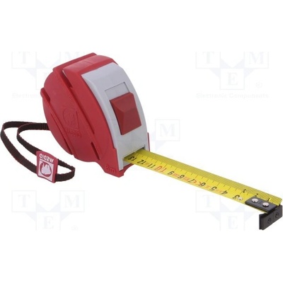 MEDID 8425M Svinovací metr Šíř. 25mm Dl 8m Mat.těl ABS guma