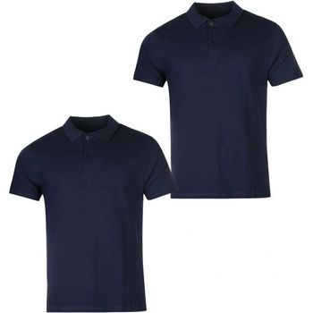 Donnay Two Pack Polo Shirts Mens Navy