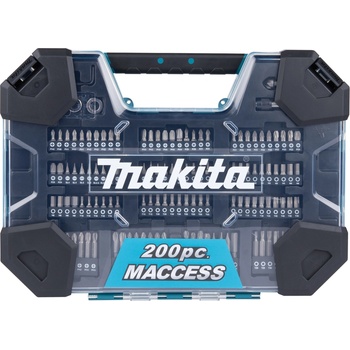 Makita Комплект битове и свредла makita 200 броя в пластмасова кутия e-22610 (e-22610)