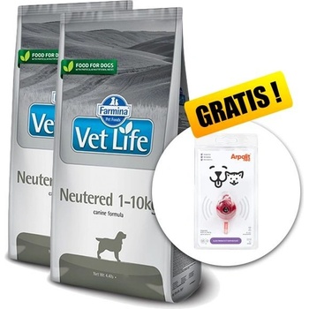 Vet Life Neutered 1-10 kg Canine 2 x 10 kg