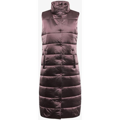 ALPINE PRO Дамска дълга ватирана жилетка с wr ALPINE PRO UREFA розова ALPINE PRO | Rozov | ЖЕНИ | S