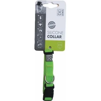 Mpets SILICONE Collar - Силиконов нашийник зелен, размер M, обиколка на шията 50 см, дебелина 2 cм - 10109299