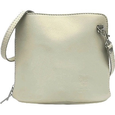 Dámská kožená crossbody kabelka Borse Design 10-53 slon.kost