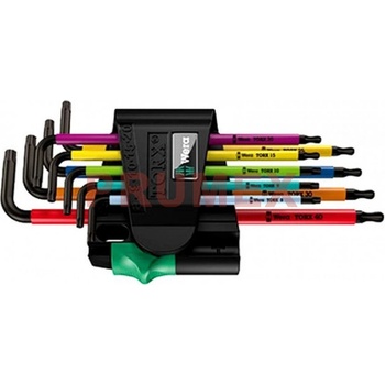 Sada klíčů Torx BO 967 SPKL/9 Multicolour SB 9 ks Wera 073599