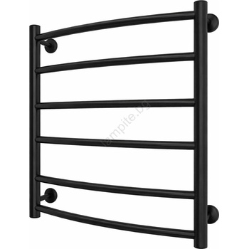 Mario Radiators Radiатор за баня тип стълба INOX CLASSIC 122W/230V 57x53 cm неръждаема стомана/черен (MR0091)