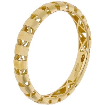 Zlaton Prsten žluté zlato s ornamentem 000550808224